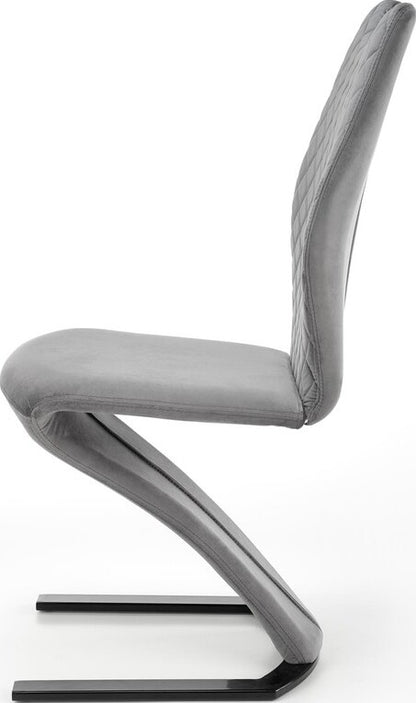 Kitchen Chair Ashgabat | size: Width: 46cm, Height: 102cm, Depth: 61cm | color: Gray | image: 5 | variant: 1002381