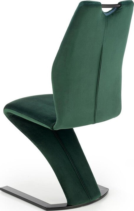 Kitchen Chair Ashgabat | size: Width: 46cm, Height: 102cm, Depth: 61cm | color: Green | image: 3 | variant: 1002380