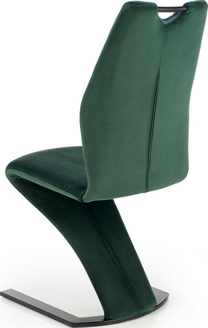 Kitchen Chair Ashgabat | size: Width: 46cm, Height: 102cm, Depth: 61cm | color: Green | image: 3 | variant: 1002380