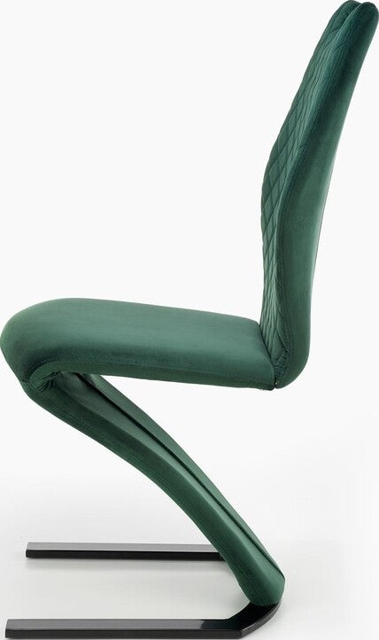 Kitchen Chair Ashgabat | size: Width: 46cm, Height: 102cm, Depth: 61cm | color: Green | image: 4 | variant: 1002380