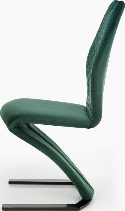 Kitchen Chair Ashgabat | size: Width: 46cm, Height: 102cm, Depth: 61cm | color: Green | image: 4 | variant: 1002380
