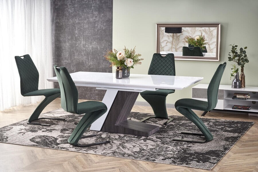 Kitchen Chair Ashgabat | size: Width: 46cm, Height: 102cm, Depth: 61cm | color: Green | image: 6 | variant: 1002380