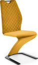 Kitchen Chair Ashgabat | size: Width: 46cm, Height: 102cm, Depth: 61cm | color: Yellow | image: 1 | variant: 1002382