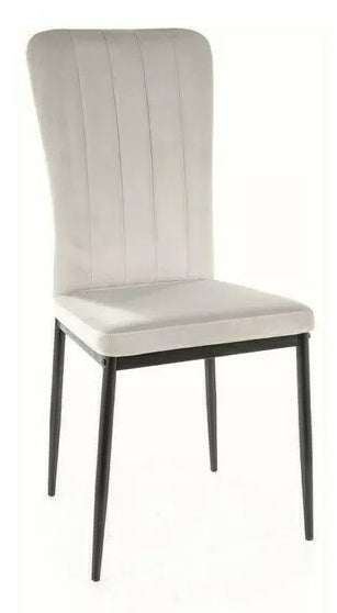 Kitchen Chair Atlanta | size: Width: 44cm, Height: 97cm, Depth: 38cm | color: Gray | image: 0 | variant: 1003737