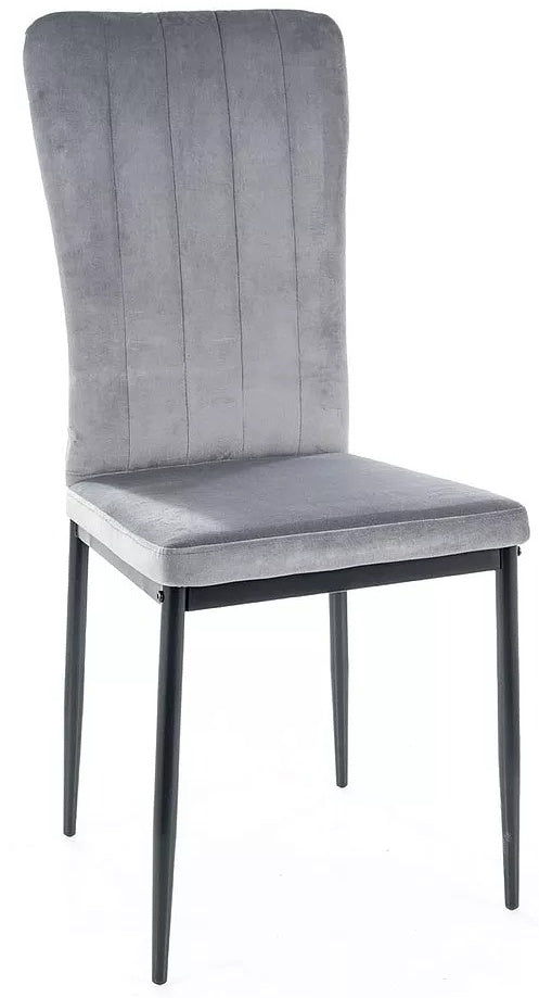 Kitchen Chair Atlanta | size: Width: 44cm, Height: 97cm, Depth: 38cm | color: Gray | image: 0 | variant: 1003739