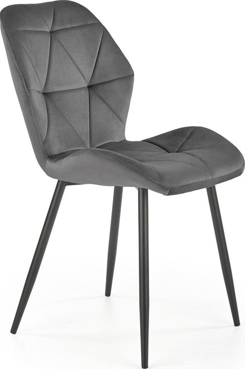 Kitchen Chair Baghdad | size: Width: 48cm, Height: 86cm, Depth: 53cm | color: Gray | image: 1 | variant: 1002405