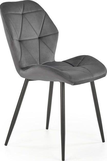 Kitchen Chair Baghdad | size: Width: 48cm, Height: 86cm, Depth: 53cm | color: Gray | image: 1 | variant: 1002405