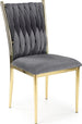 Kitchen Chair Baku | size: Width: 48cm, Height: 94cm, Depth: 55cm | color: Gray | image: 1 | variant: 1002374