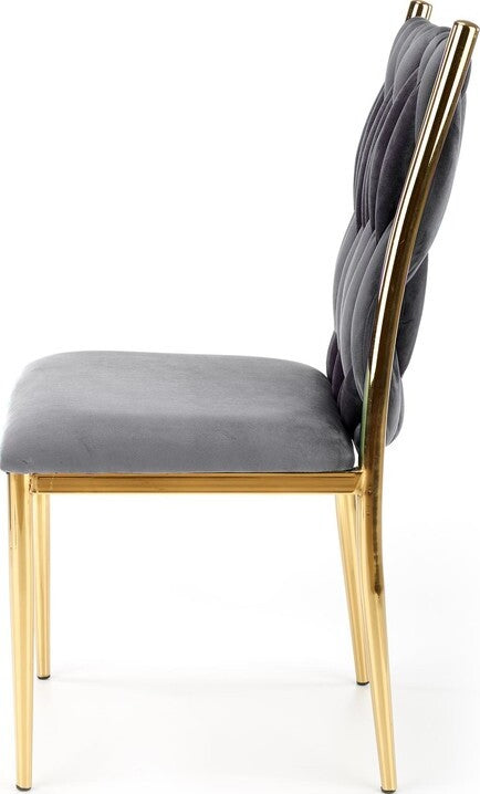 Kitchen Chair Baku | size: Width: 48cm, Height: 94cm, Depth: 55cm | color: Gray | image: 2 | variant: 1002374