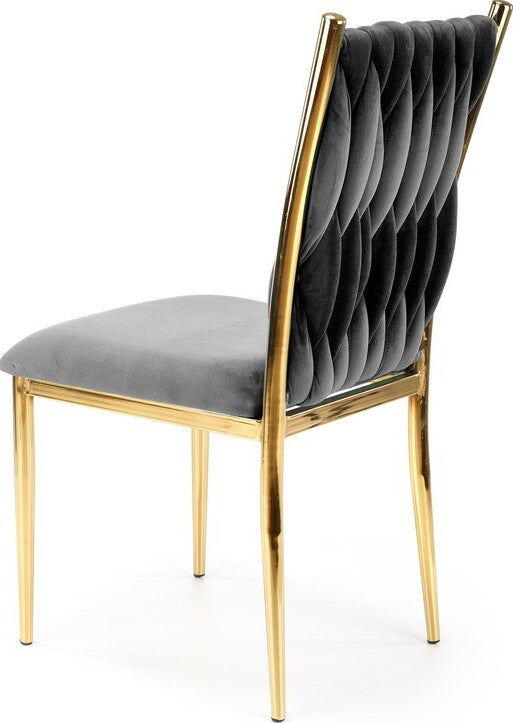 Kitchen Chair Baku | size: Width: 48cm, Height: 94cm, Depth: 55cm | color: Gray | image: 3 | variant: 1002374