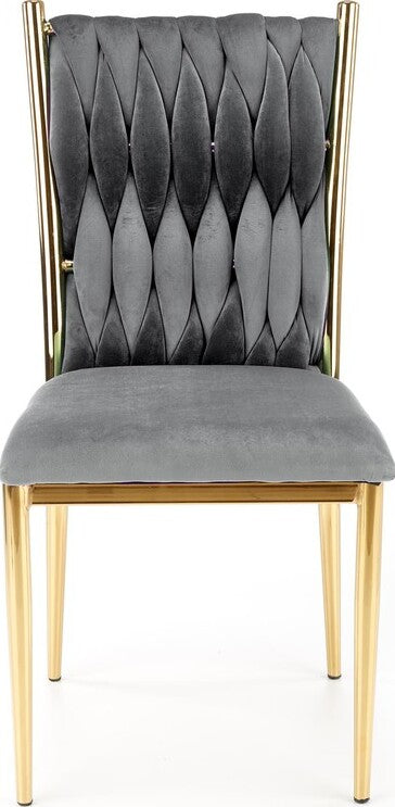 Kitchen Chair Baku | size: Width: 48cm, Height: 94cm, Depth: 55cm | color: Gray | image: 4 | variant: 1002374