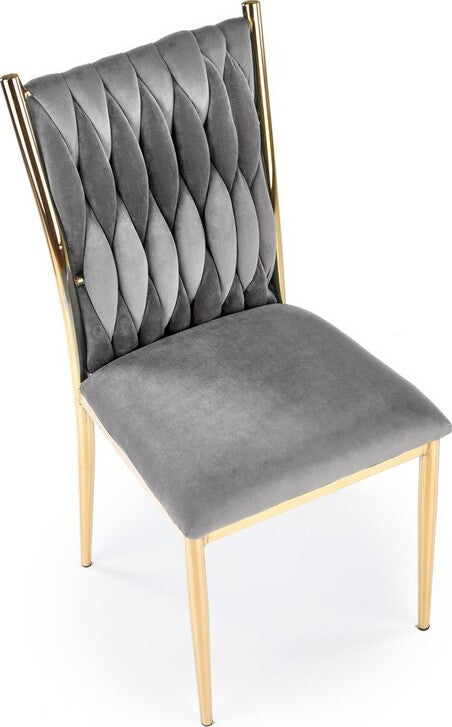 Kitchen Chair Baku | size: Width: 48cm, Height: 94cm, Depth: 55cm | color: Gray | image: 6 | variant: 1002374