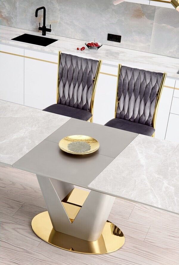 Kitchen Chair Baku | size: Width: 48cm, Height: 94cm, Depth: 55cm | color: Gray | image: 8 | variant: 1002374