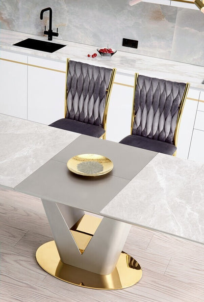 Kitchen Chair Baku | size: Width: 48cm, Height: 94cm, Depth: 55cm | color: Gray | image: 8 | variant: 1002374
