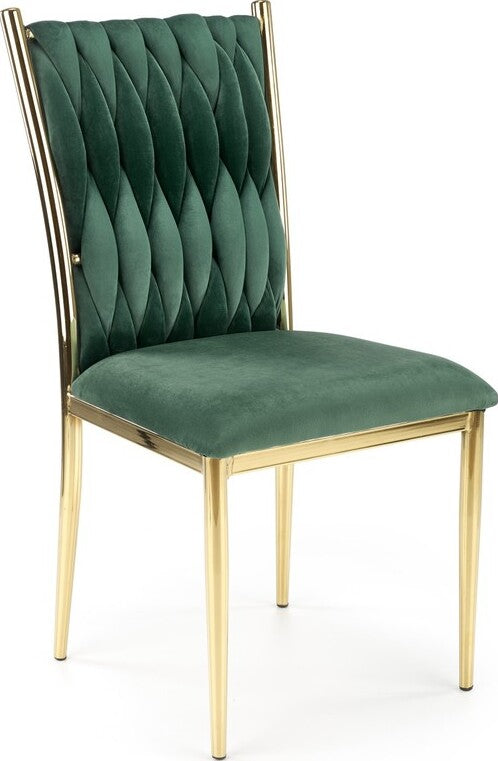 Kitchen Chair Baku | size: Width: 48cm, Height: 94cm, Depth: 55cm | color: Green | image: 1 | variant: 1002373