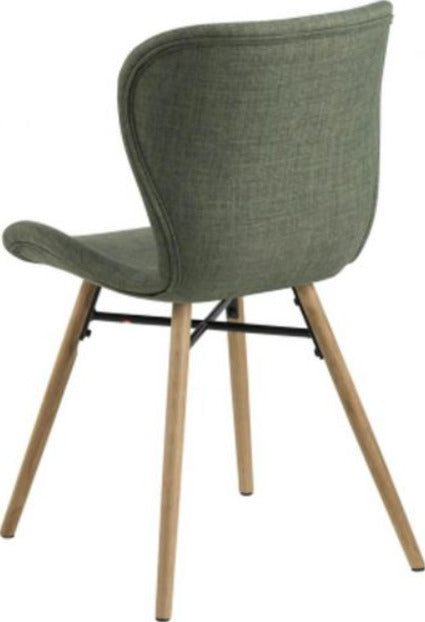 Kitchen Chair Batilda | size: Width: 47cm, Height: 82.5cm, Depth: 56cm | color: Green | image: 2 | variant: 1003525