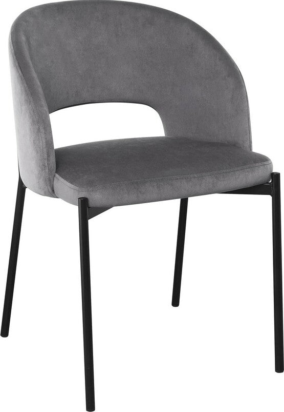Kitchen Chair Beirut | size: Width: 51cm, Height: 77cm, Depth: 57cm | color: Gray | image: 1 | variant: 1002417
