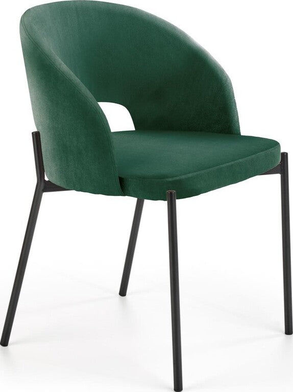 Kitchen Chair Beirut | size: Width: 51cm, Height: 77cm, Depth: 57cm | color: Green | image: 1 | variant: 1002416