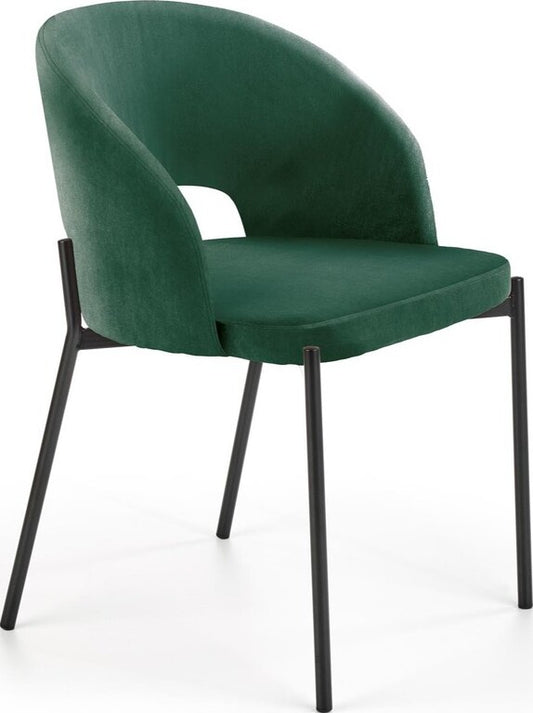 Kitchen Chair Beirut | size: Width: 51cm, Height: 77cm, Depth: 57cm | color: Green | image: 1 | variant: 1002416