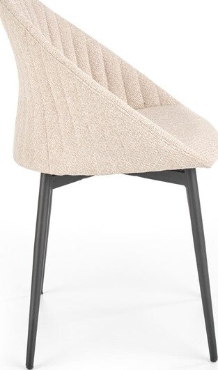 Kitchen Chair Belgrade | size: Width: 53cm, Height: 80cm, Depth: 50cm | color: Beige | image: 3 | variant: 1002258