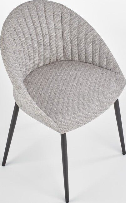 Kitchen Chair Belgrade | size: Width: 53cm, Height: 80cm, Depth: 50cm | color: Gray | image: 3 | variant: 1002257