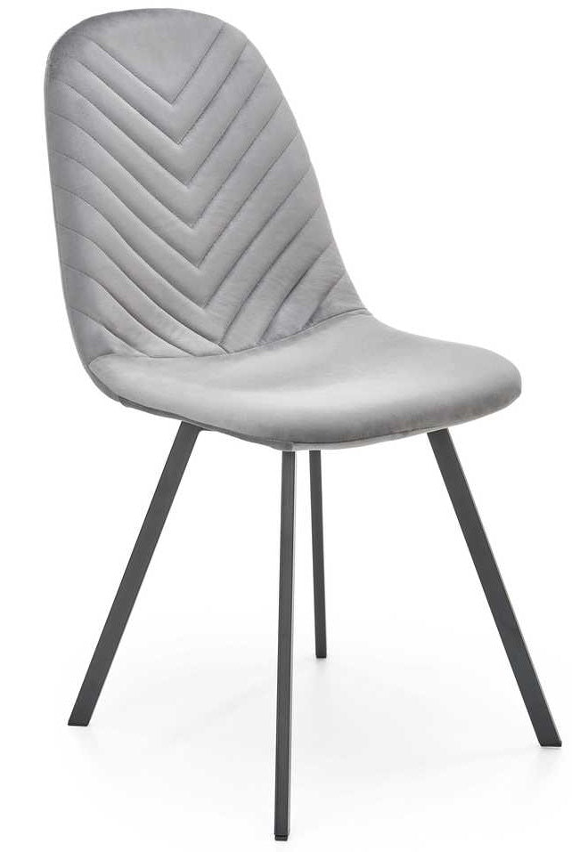 Kitchen Chair Besancon | size: Width: 45cm, Height: 82cm, Depth: 57cm | color: Gray | image: 0 | variant: 1002648