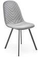 Kitchen Chair Besancon | size: Width: 45cm, Height: 82cm, Depth: 57cm | color: Gray | image: 0 | variant: 1002648