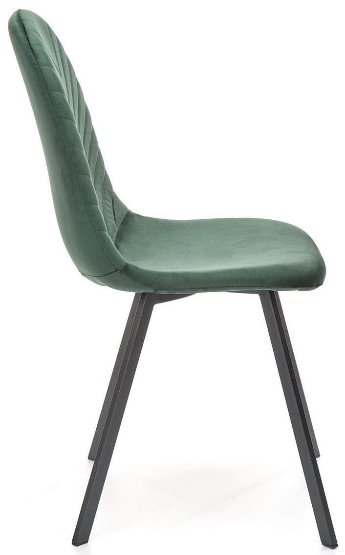 Kitchen Chair Besancon | size: Width: 45cm, Height: 82cm, Depth: 57cm | color: Green | image: 3 | variant: 1002647