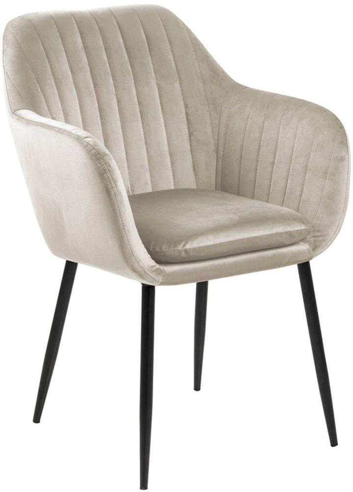 Kitchen Chair Beverley | size: Width: 59cm, Height: 83cm, Depth: 57cm | color: Beige | image: 0 | variant: 1000832