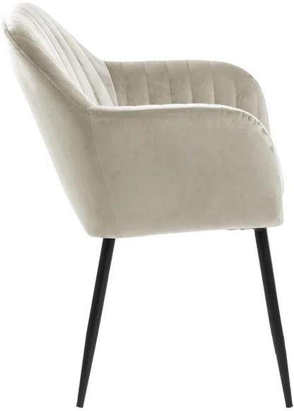 Kitchen Chair Beverley | size: Width: 59cm, Height: 83cm, Depth: 57cm | color: Beige | image: 1 | variant: 1000832