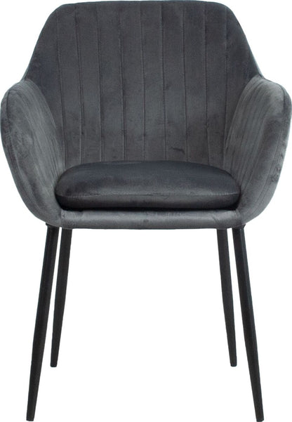Kitchen Chair Bexleyheath | size: Width: 60.5cm, Height: 82cm, Depth: 57.5cm | color: Gray | image: 2 | variant: 1000845