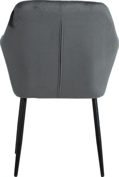 Kitchen Chair Bexleyheath | size: Width: 60.5cm, Height: 82cm, Depth: 57.5cm | color: Gray | image: 4 | variant: 1000845
