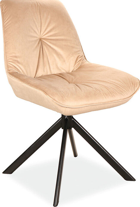 Kitchen Chair Boogie I | size: Width: 53cm, Height: 89cm, Depth: 45cm | color: Beige | image: 1 | variant: 1003677