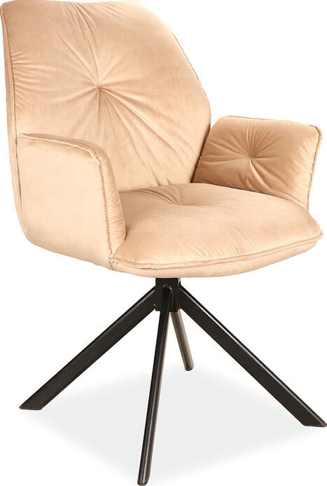 Kitchen Chair Boogie II | size: Width: 60cm, Height: 89cm, Depth: 45cm | color: Beige | image: 1 | variant: 1003681