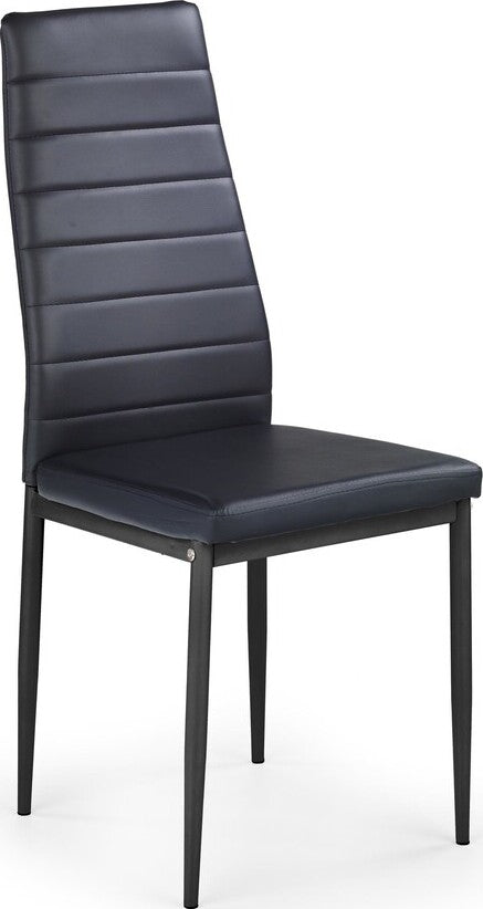 Kitchen Chair Bordeaux | size: Width: 41cm, Height: 98cm, Depth: 50cm | color: Black | image: 1 | variant: 1002542