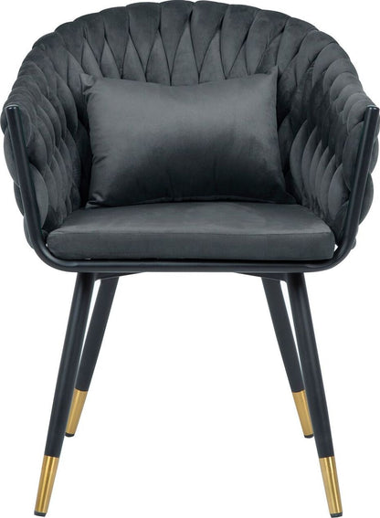 Kitchen Chair Brackley | size: Width: 61cm, Height: 81cm, Depth: 63cm | color: Gray | image: 2 | variant: 1000857