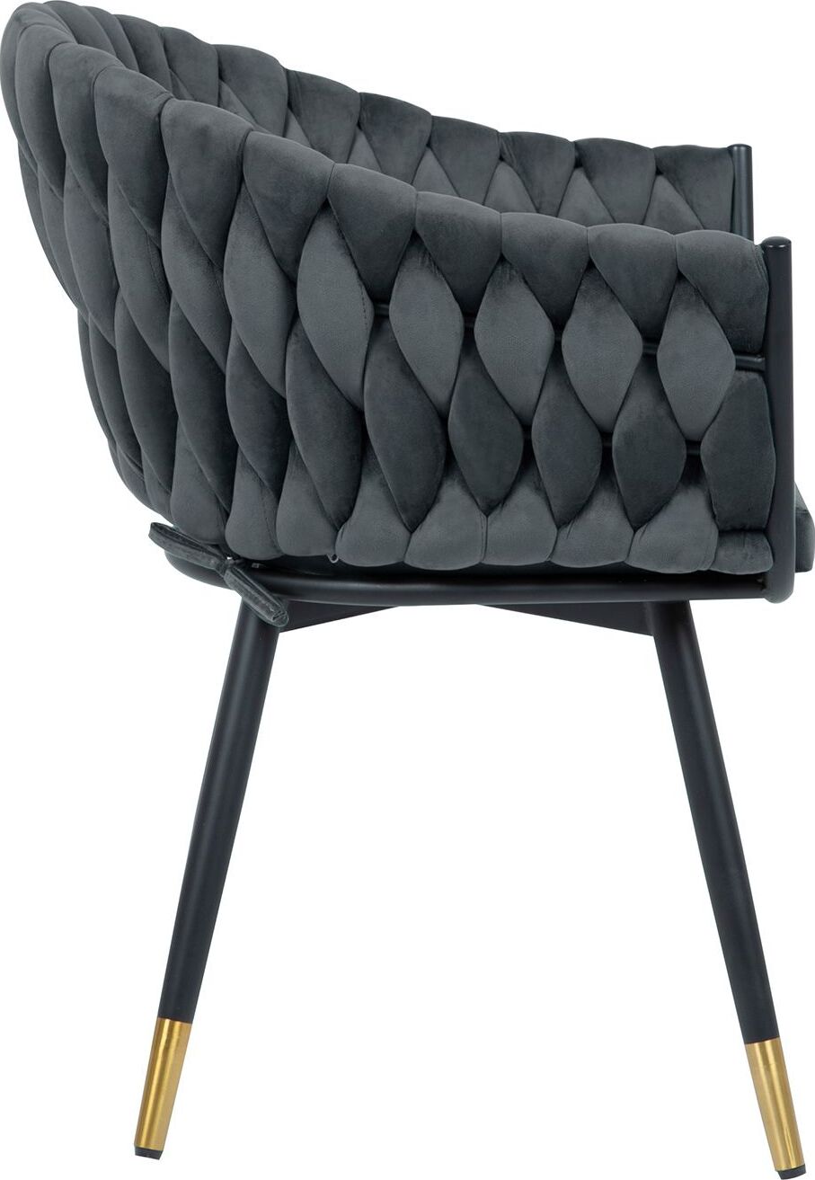 Kitchen Chair Brackley | size: Width: 61cm, Height: 81cm, Depth: 63cm | color: Gray | image: 3 | variant: 1000857