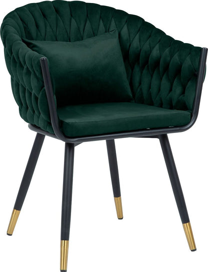 Kitchen Chair Brackley | size: Width: 61cm, Height: 81cm, Depth: 63cm | color: Green | image: 1 | variant: 1000858
