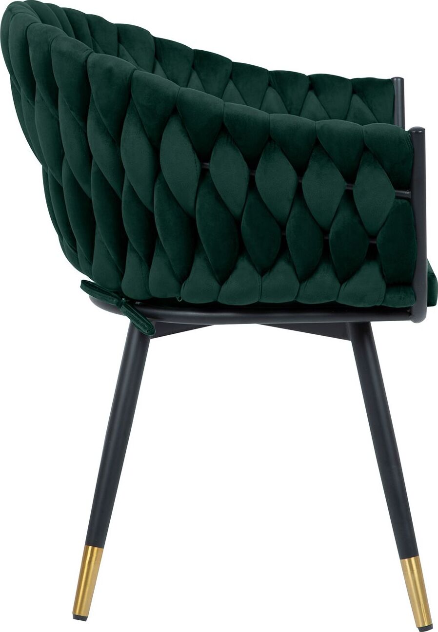 Kitchen Chair Brackley | size: Width: 61cm, Height: 81cm, Depth: 63cm | color: Green | image: 2 | variant: 1000858
