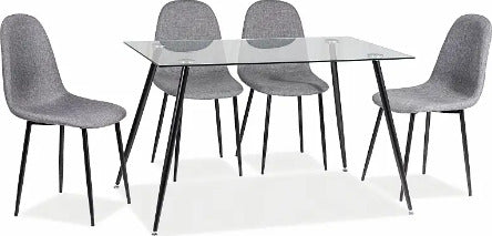 Kitchen Chair Brazilia | size: Width: 44cm, Height: 86cm, Depth: 39cm | color: Gray | image: 3 | variant: 1007710