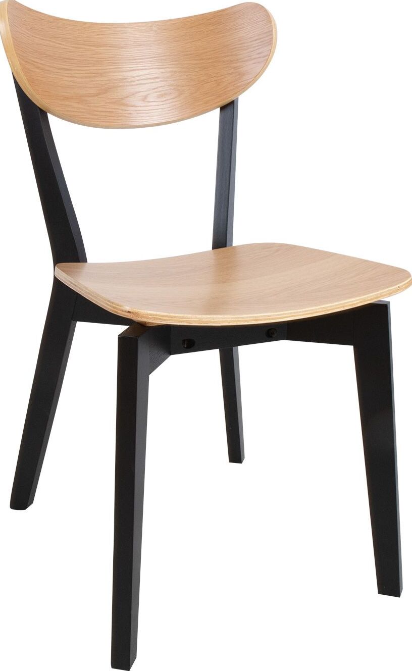 Kitchen Chair Broadstairs | size: Width: 45cm, Height: 79.5cm, Depth: 55cm | color: Beige/Black | image: 1 | variant: 1000894