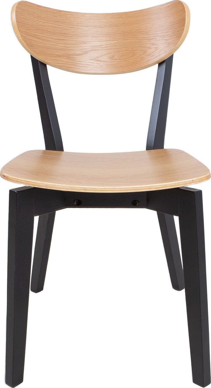 Kitchen Chair Broadstairs | size: Width: 45cm, Height: 79.5cm, Depth: 55cm | color: Beige/Black | image: 2 | variant: 1000894