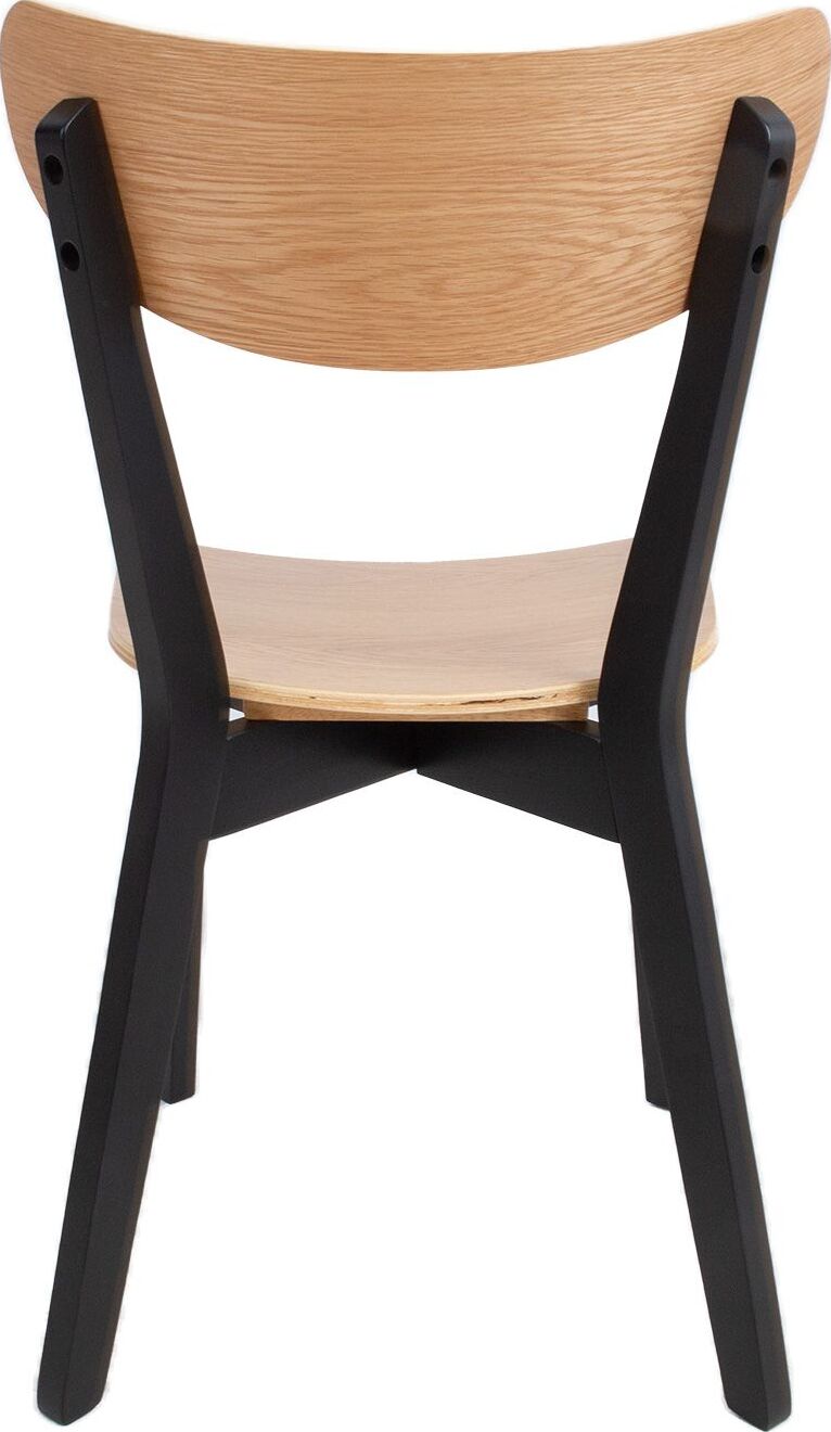 Kitchen Chair Broadstairs | size: Width: 45cm, Height: 79.5cm, Depth: 55cm | color: Beige/Black | image: 4 | variant: 1000894