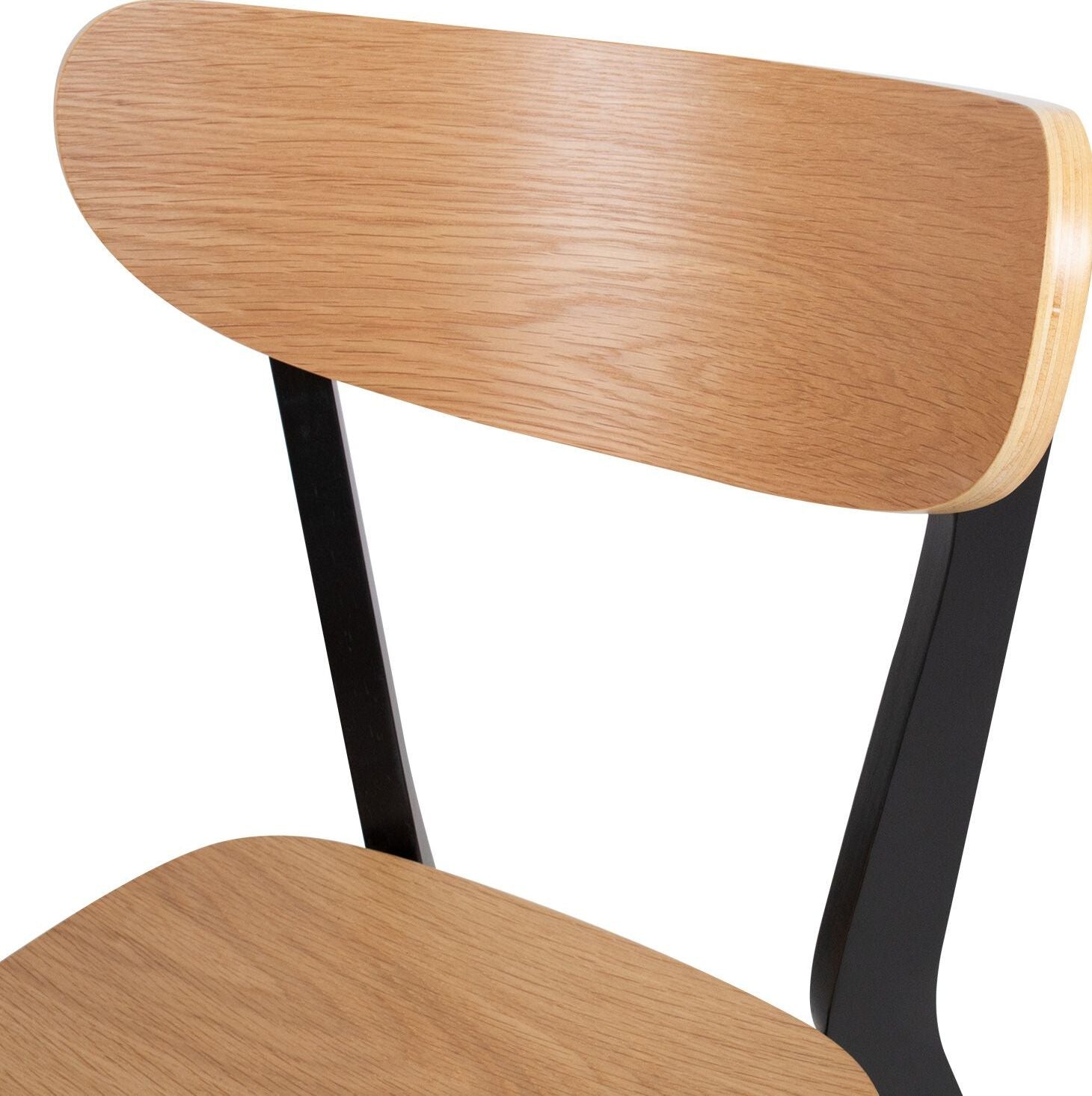 Kitchen Chair Broadstairs | size: Width: 45cm, Height: 79.5cm, Depth: 55cm | color: Beige/Black | image: 5 | variant: 1000894