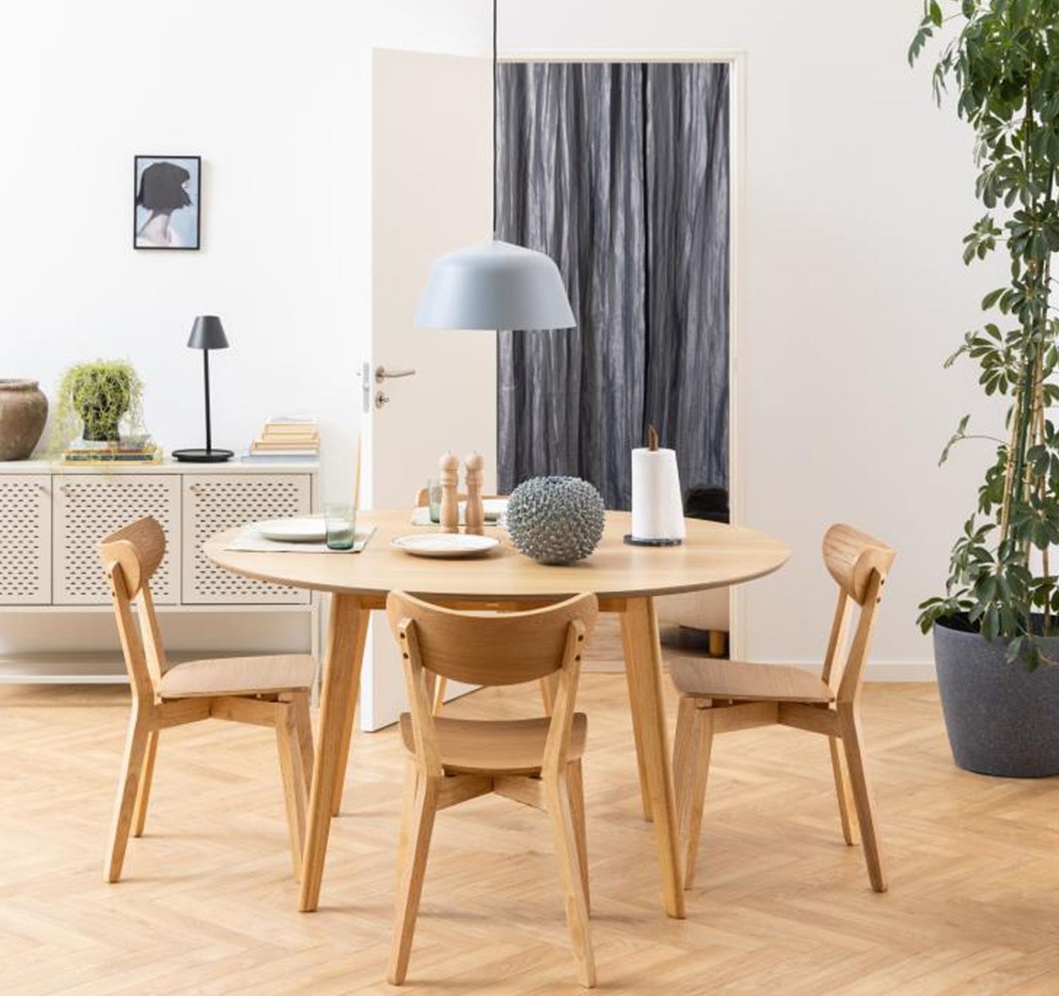 Kitchen Chair Broadstairs | size: Width: 45cm, Height: 79.5cm, Depth: 55cm | color: Beige | image: 9 | variant: 1000895