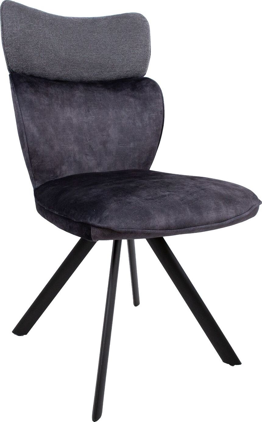 Kitchen Chair Bromley | size: Width: 49cm, Height: 89cm, Depth: 55cm | color: Gray | image: 1 | variant: 1000812