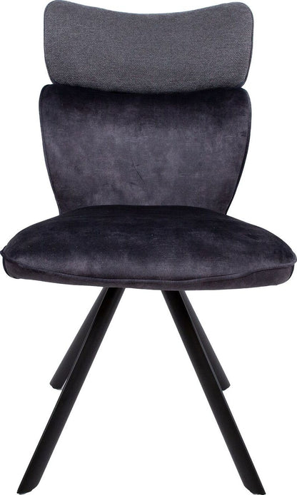 Kitchen Chair Bromley | size: Width: 49cm, Height: 89cm, Depth: 55cm | color: Gray | image: 2 | variant: 1000812