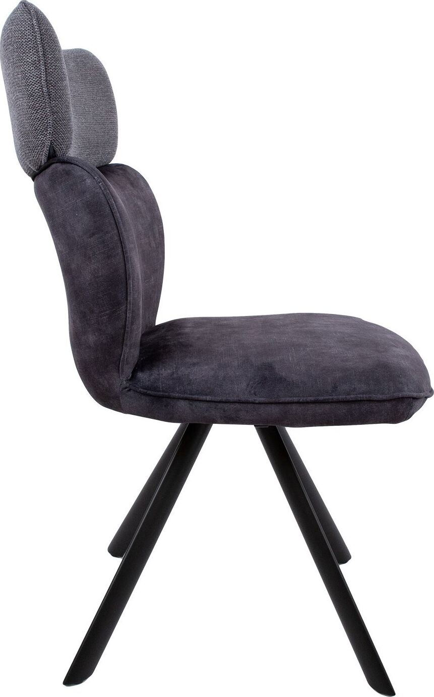 Kitchen Chair Bromley | size: Width: 49cm, Height: 89cm, Depth: 55cm | color: Gray | image: 3 | variant: 1000812