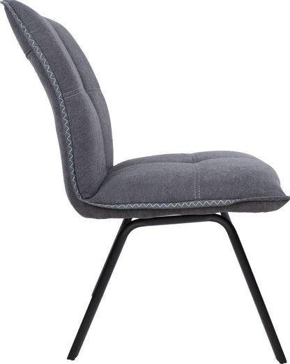 Kitchen Chair Bromley | size: Width: 50cm, Height: 89cm, Depth: 56cm | color: Gray | image: 3 | variant: 1000817