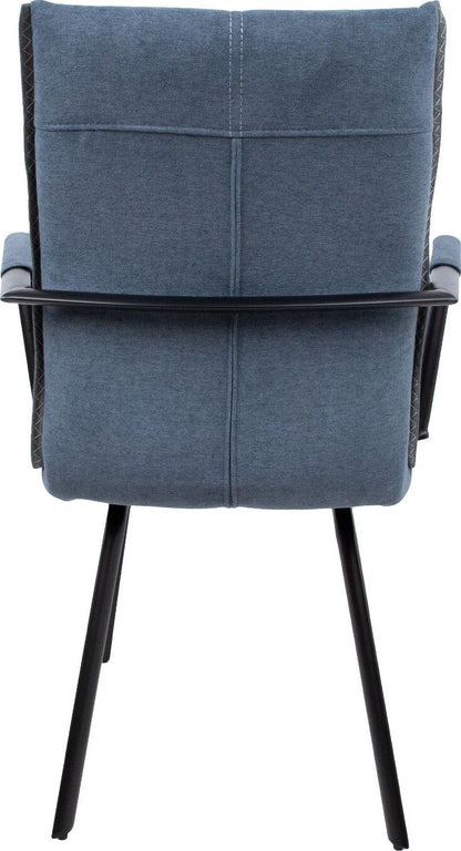 Kitchen Chair Bromley | size: Width: 59cm, Height: 89cm, Depth: 56cm | color: Blue | image: 4 | variant: 1000821